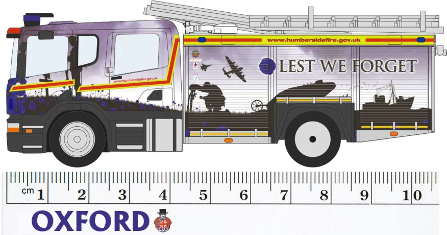76SFE011 Scania Fire Pump Ladder Humberside Fire and Rescue - Image 2