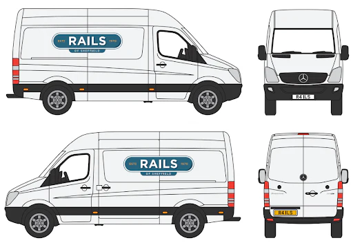 76SP200 Mercedes Sprinter Van 'Rails of Sheffield'