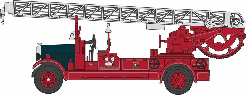 76TLM008 Leyland TLM Liverpool Fire Brigade