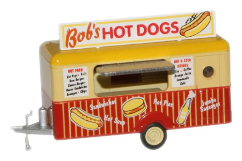 76TR001 Mobile Trailer Bob's Hot Dogs