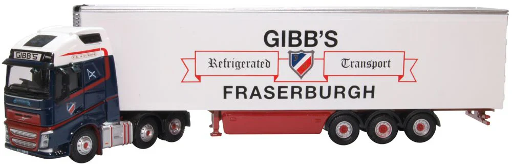 76VOL4011 Volvo FH4 GXL 2013 Fridge Trailer Gibbs of Fraserburgh
