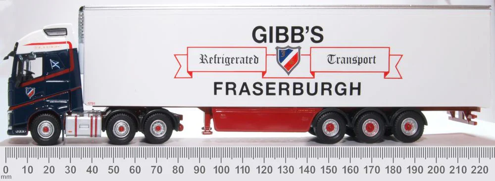 76VOL4011 Volvo FH4 GXL 2013 Fridge Trailer Gibbs of Fraserburgh - Image 6