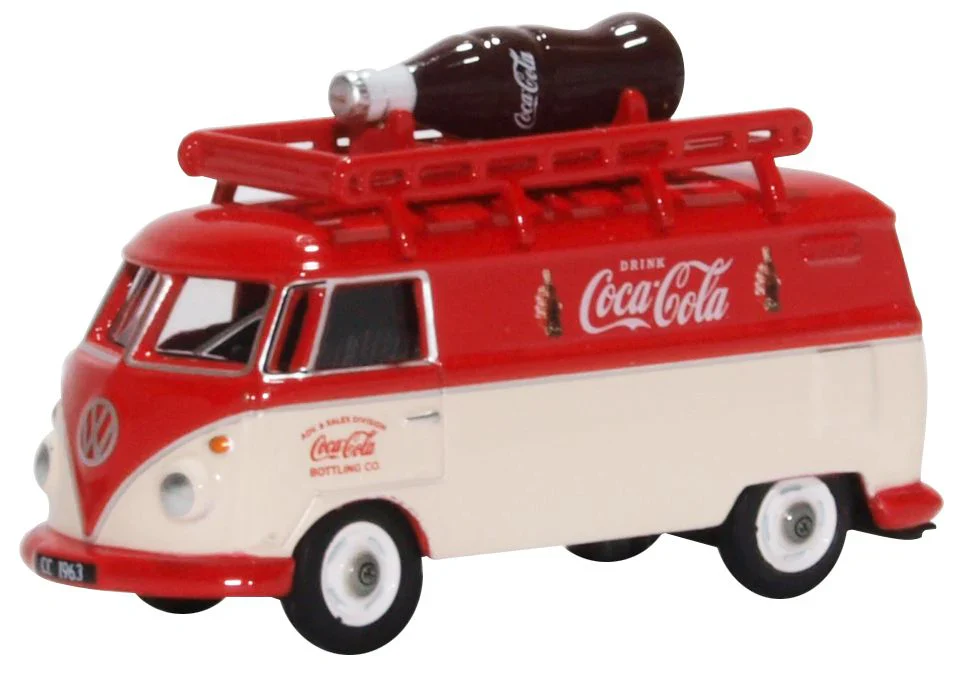 76VWS007CC VW T1 Van with bottle Coca Cola