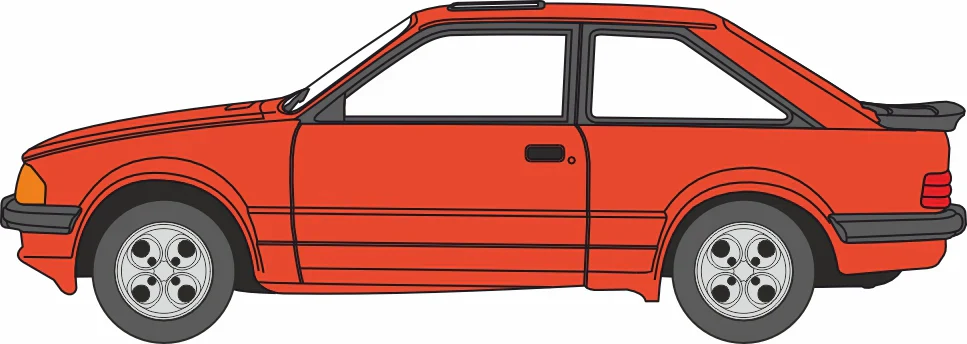 76XR009 Ford Escort XR3i Sunburst Red