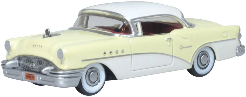 87BC55008 1955 Buick Century Condor Yellow/Dover White