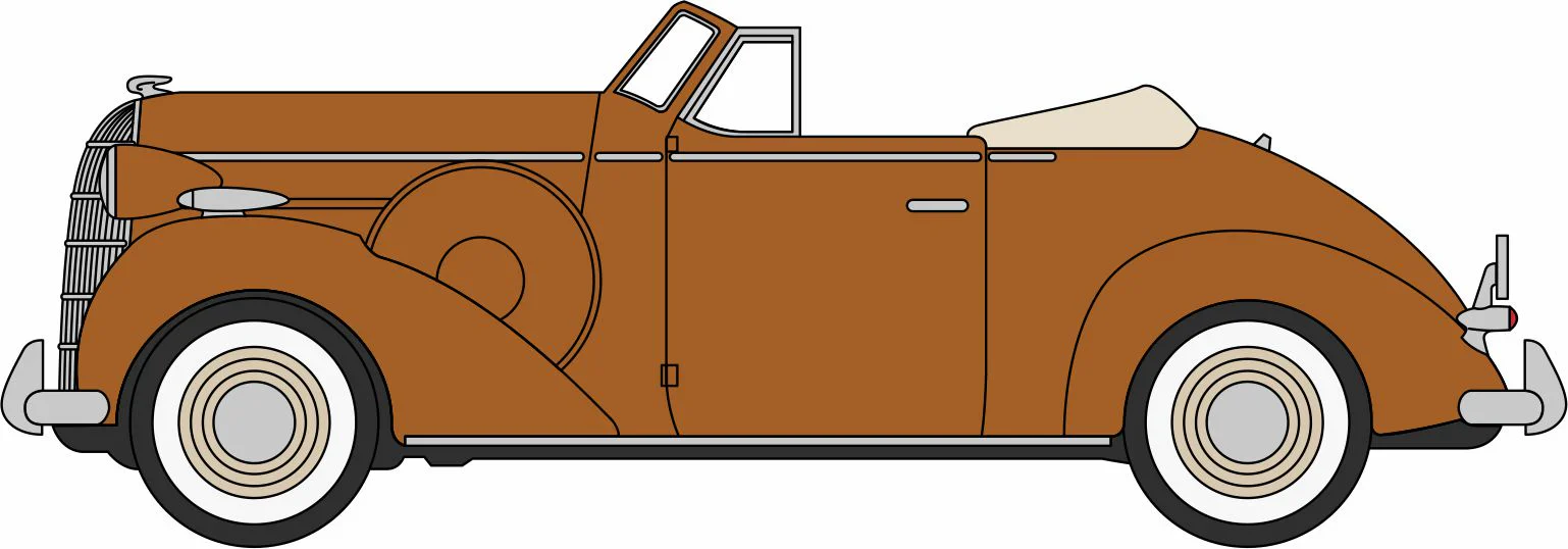 87BS36007 1936 Buick Special Convertible Coupe Bengal Brown Metallic