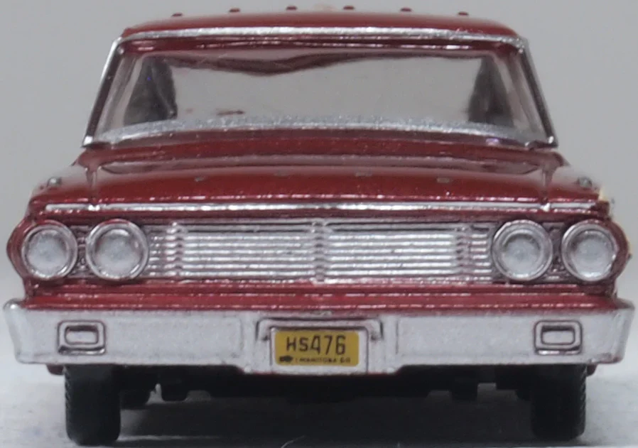 87FC64003 1964 Ford Country Station Wagon Squire Vintage Burgundy - Image 4