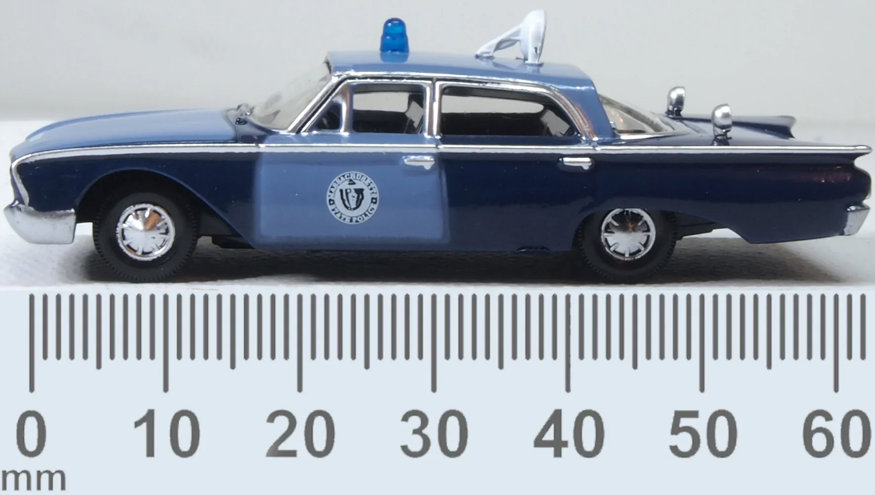 87FF60002 1960 Ford Fairlane Sedan Massachusetts State Police Car - Image 4
