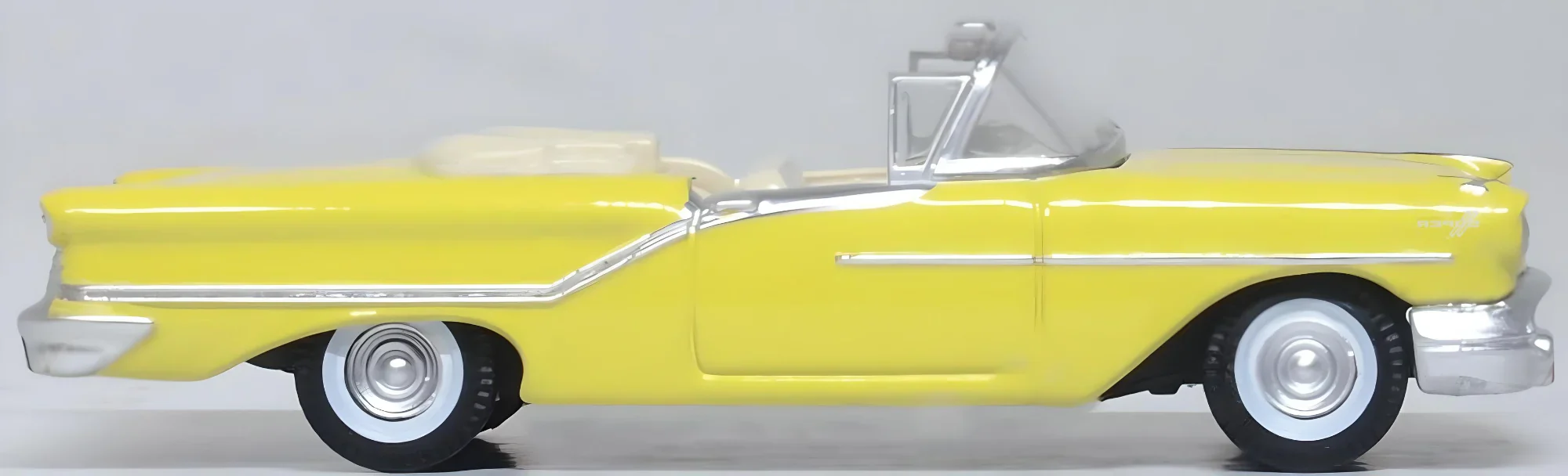 87OC57001 1957 Oldsmobile 88 Convertible Coronado Yellow Roof Down - Image 5