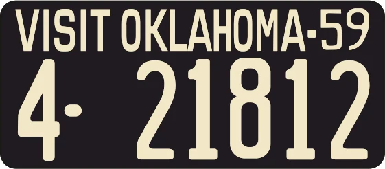 87PS59001 Plymouth Savoy Sedan 1959 Oklahoma Highway Patrol - Image 3