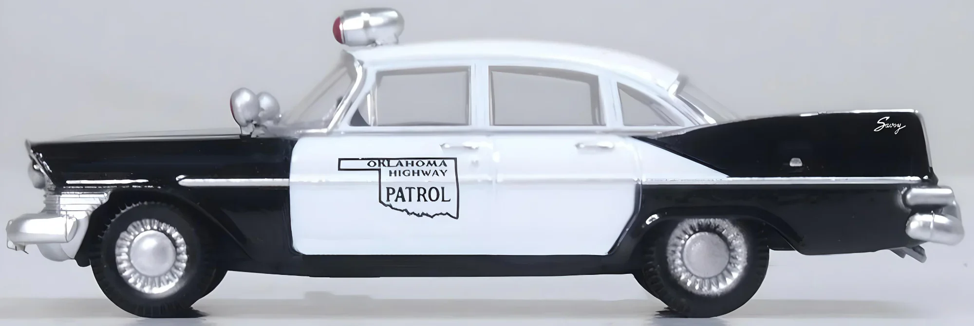 87PS59001 Plymouth Savoy Sedan 1959 Oklahoma Highway Patrol - Image 7