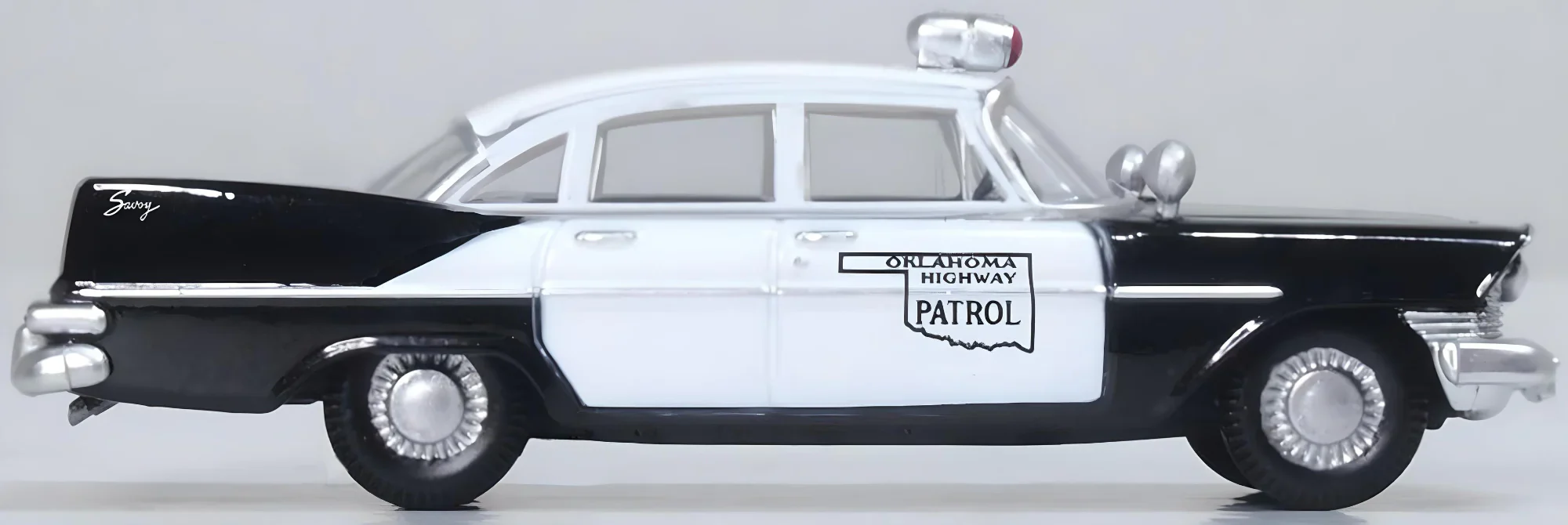 87PS59001 Plymouth Savoy Sedan 1959 Oklahoma Highway Patrol - Image 8