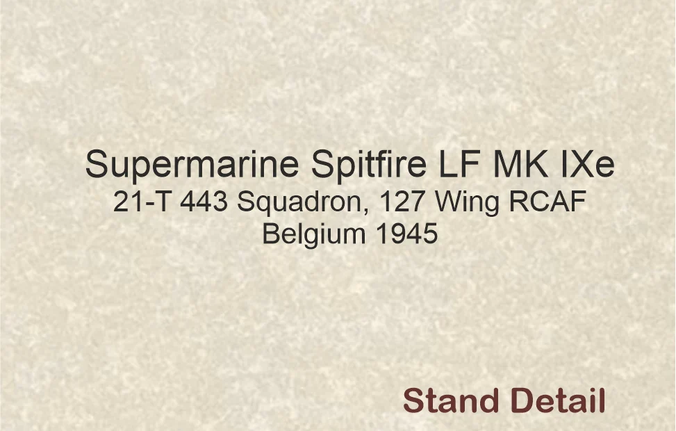 AC098 Supermarine Spitfire LF Mk.Ixe 21-T 443 Sqn 1945 Model Aircraft - Image 8