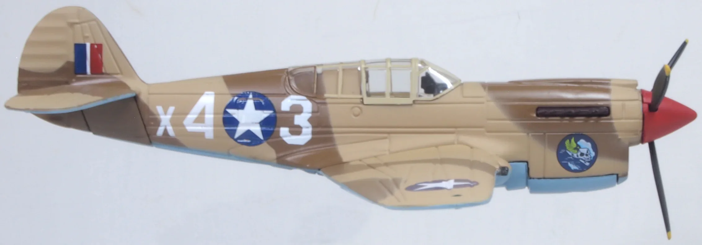 AC127 Curtiss P40-F Warhawk X43 Miss Memphis North Africa - Image 3