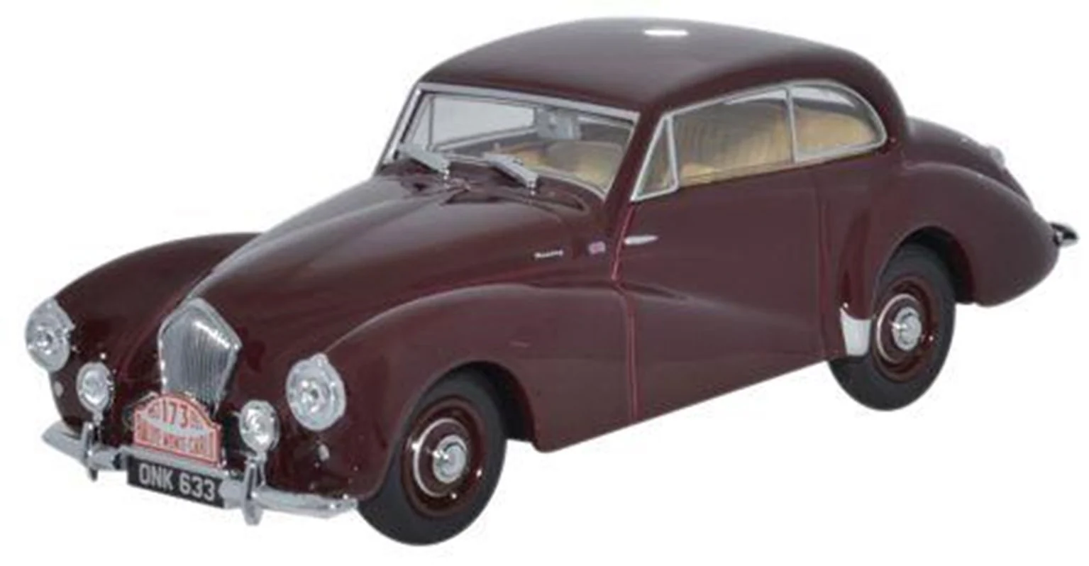 HT001 Healey Tickford Maroon Monte Carlo 1953
