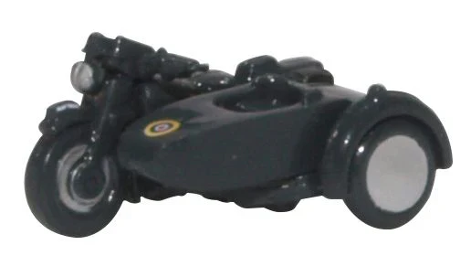 NBSA008 BSA Motorbike & Sidecar RAF Blue
