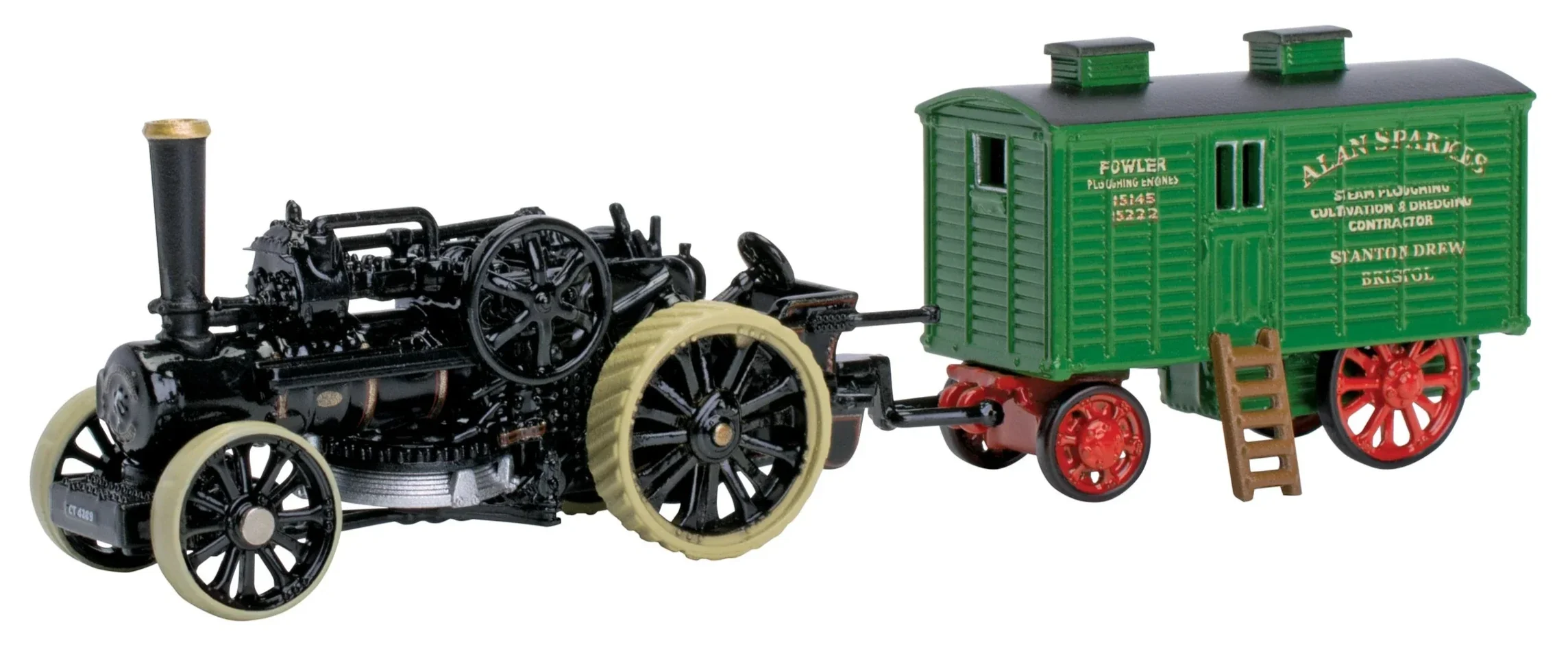 NFBB002 Fowler BB1 Ploughing Engine No15222 Bristol Rover + Living Wagon