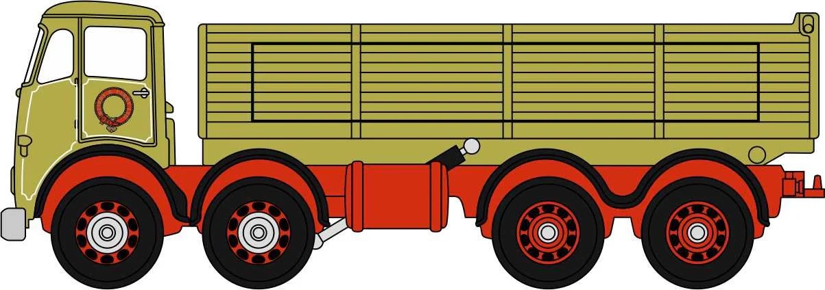 NFG017 Foden FG 8 Wheel Tipper Keirby & Perry 1:148 Scale