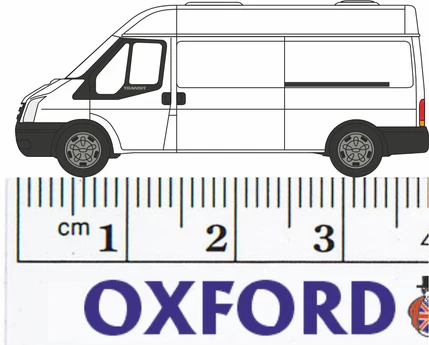 NFT006 Ford White Transit Van LWB High - Image 2