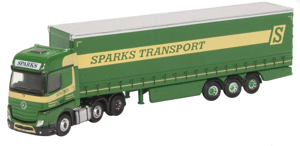NMB006 Mercedes Actros Curtainside Sparks