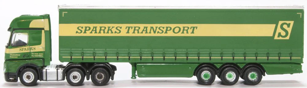 NMB006 Mercedes Actros Curtainside Sparks - Image 2