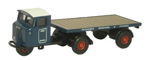 NMH007 Scammell Mechanical Horse Flatbed Trailer Pickfords