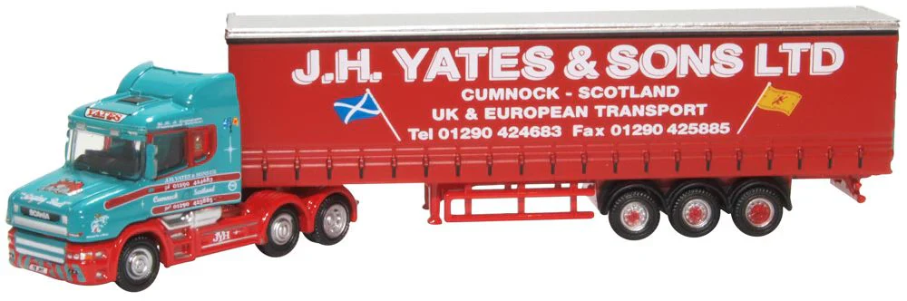 NTCAB008 Scania T Cab Curtainside J H Yates & Sons