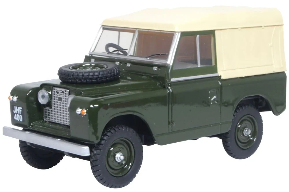 43LR2S008 Land Rover Series II SWB Canvas Bronze Green