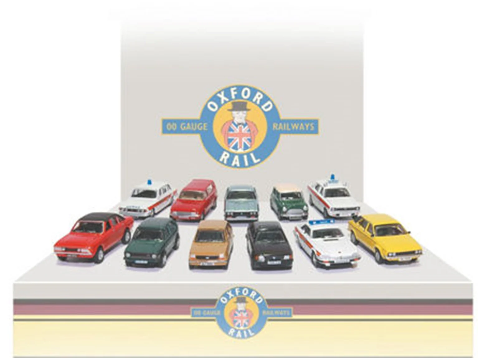 OR76CPK003 Carflat Car Pack 1980s Cars (4)