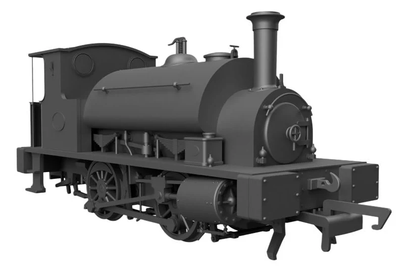 OR76CRP004 CR Class 264/611 BR British Railways Plain Black 56020 Steam Locomotive - Image 3