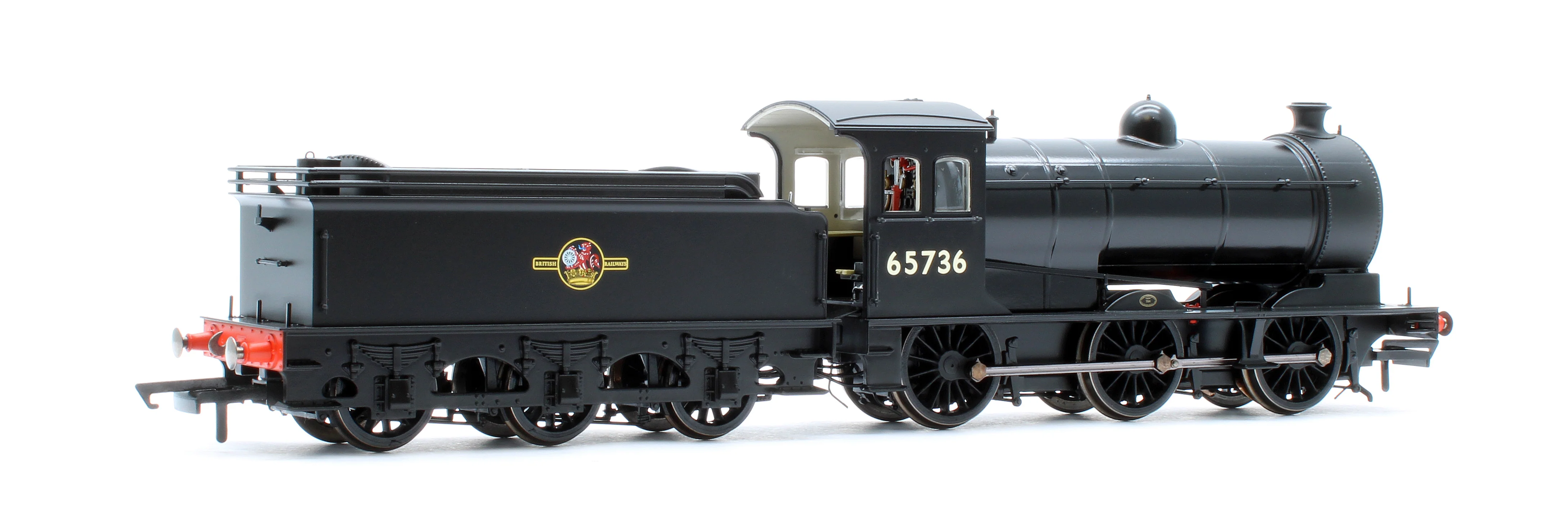 OR76J26003 Class J26 BR Black (Late) 0-6-0 Steam Locomotive No.65736 - Image 3