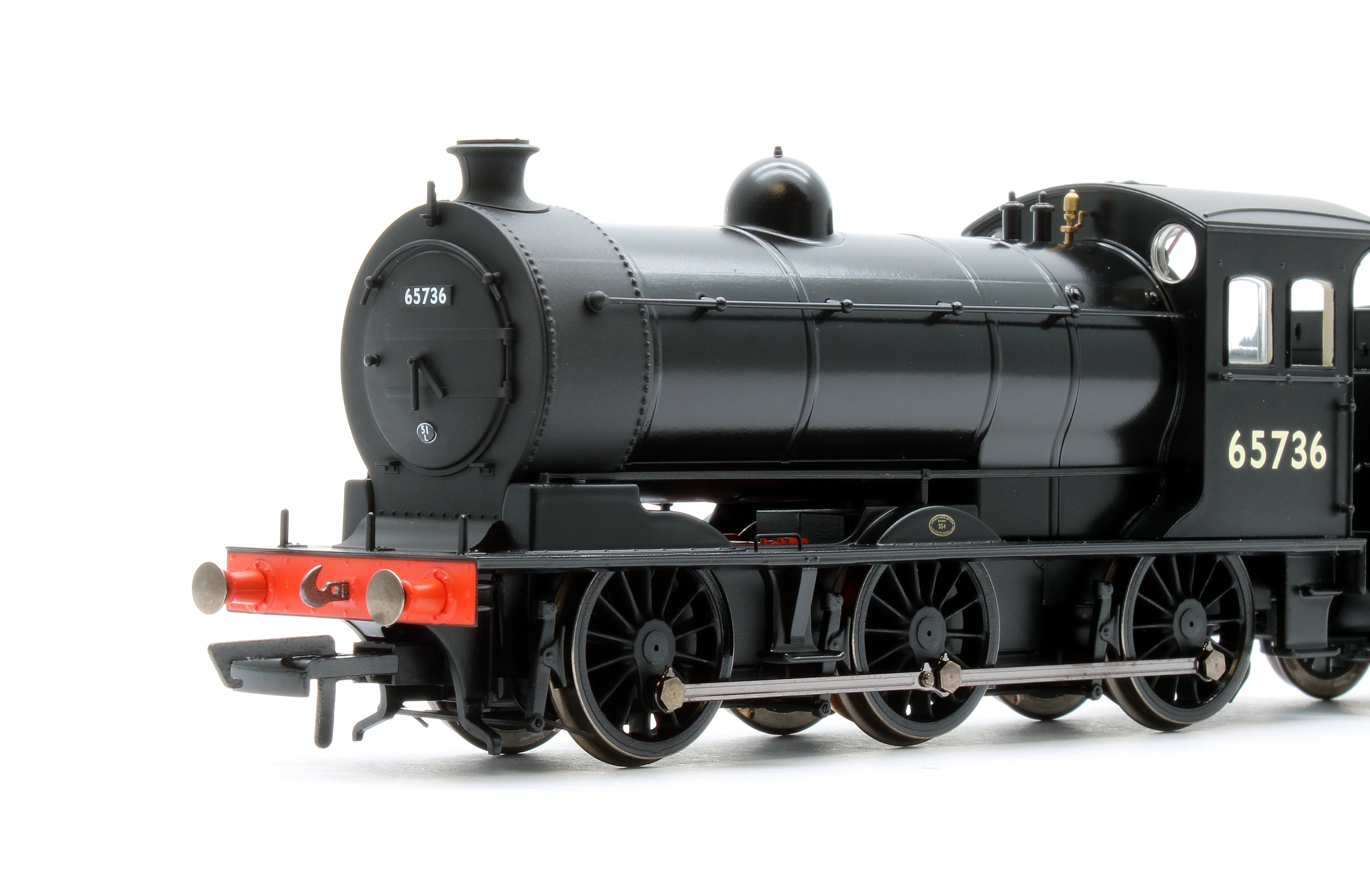 OR76J26003 Class J26 BR Black (Late) 0-6-0 Steam Locomotive No.65736 - Image 6