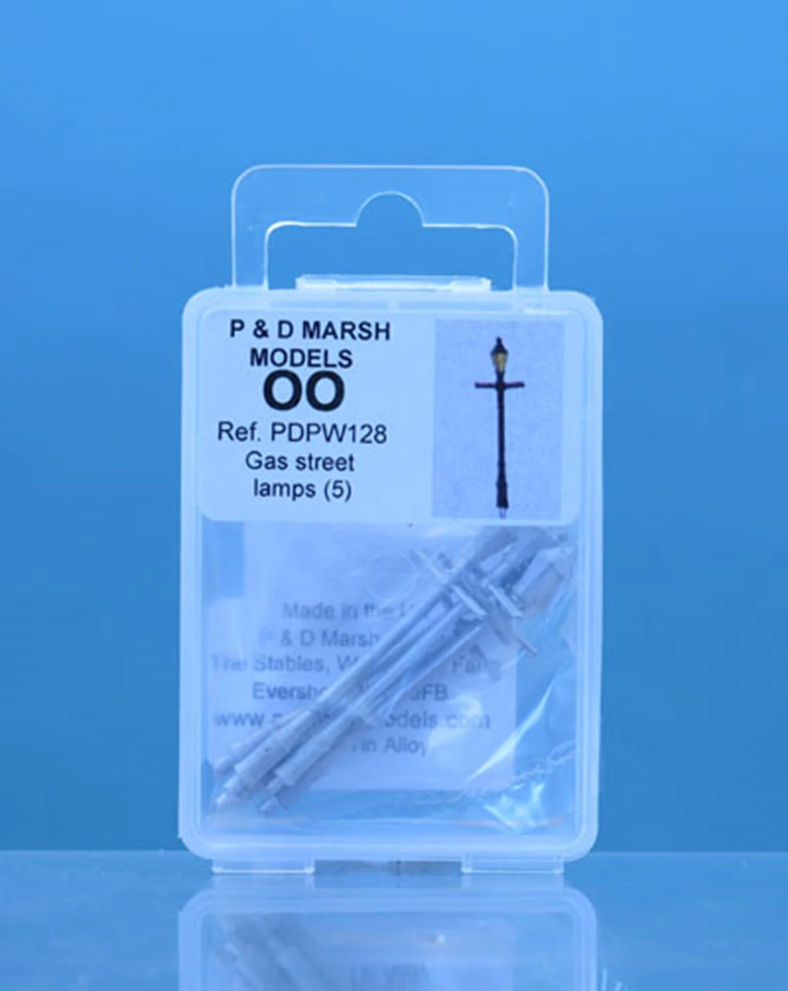 PDPW128 OO Gauge Gas Street Lamps - UNPAINTED - Image 2