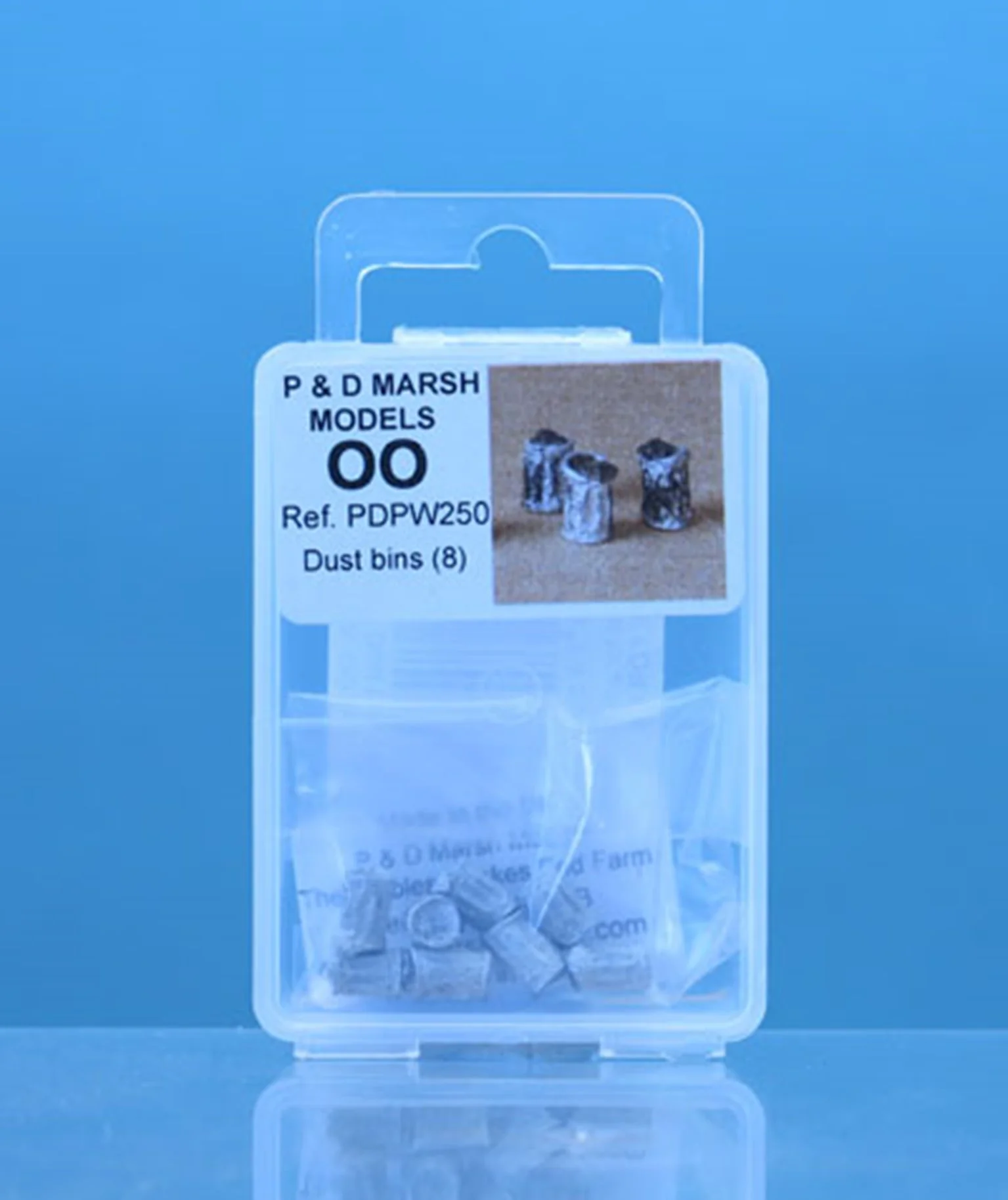 PDPW250 OO Gauge Dustbins - UNPAINTED - Image 2
