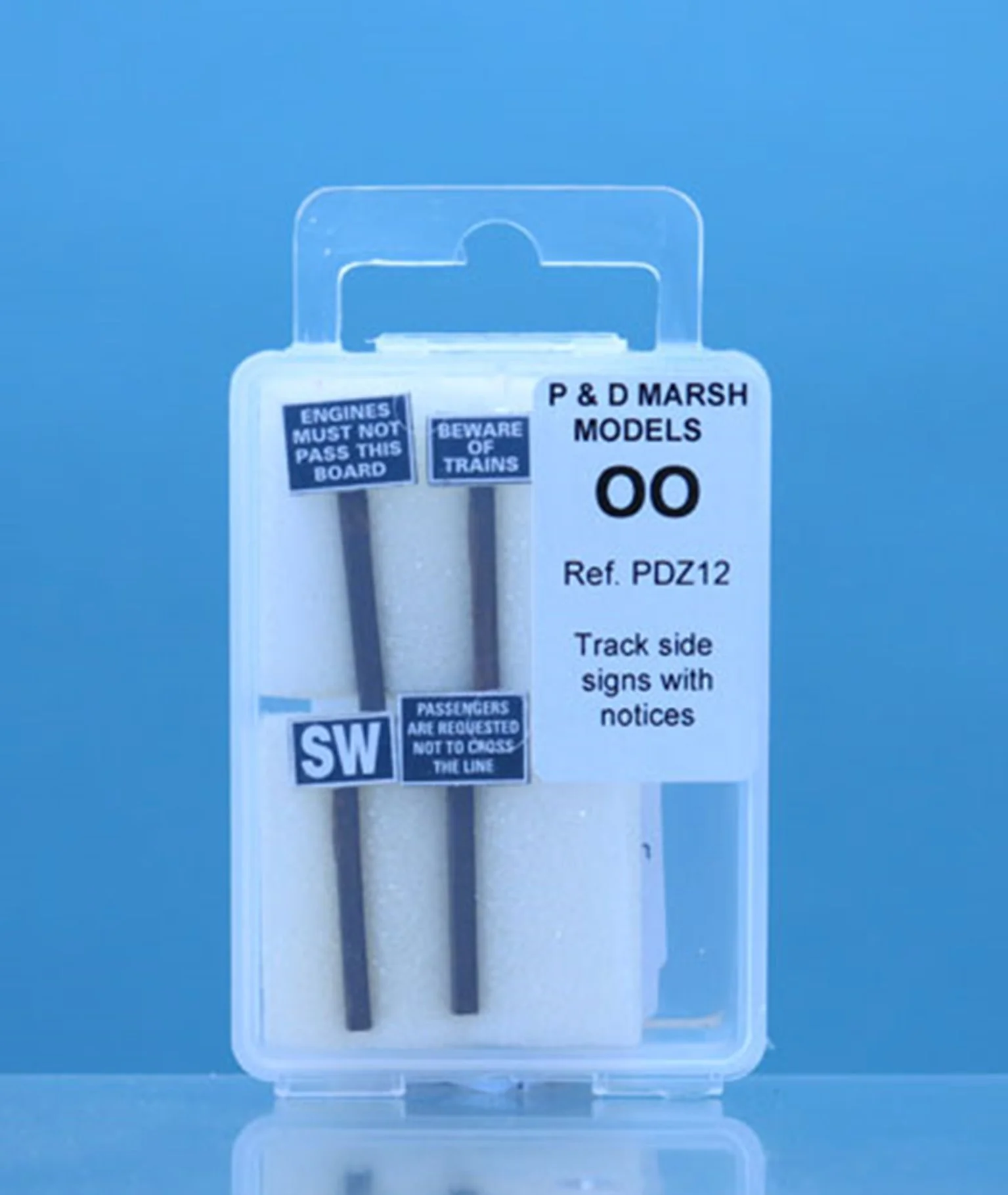 PDZ12 OO Gauge Painted Trackside Signs - Image 2