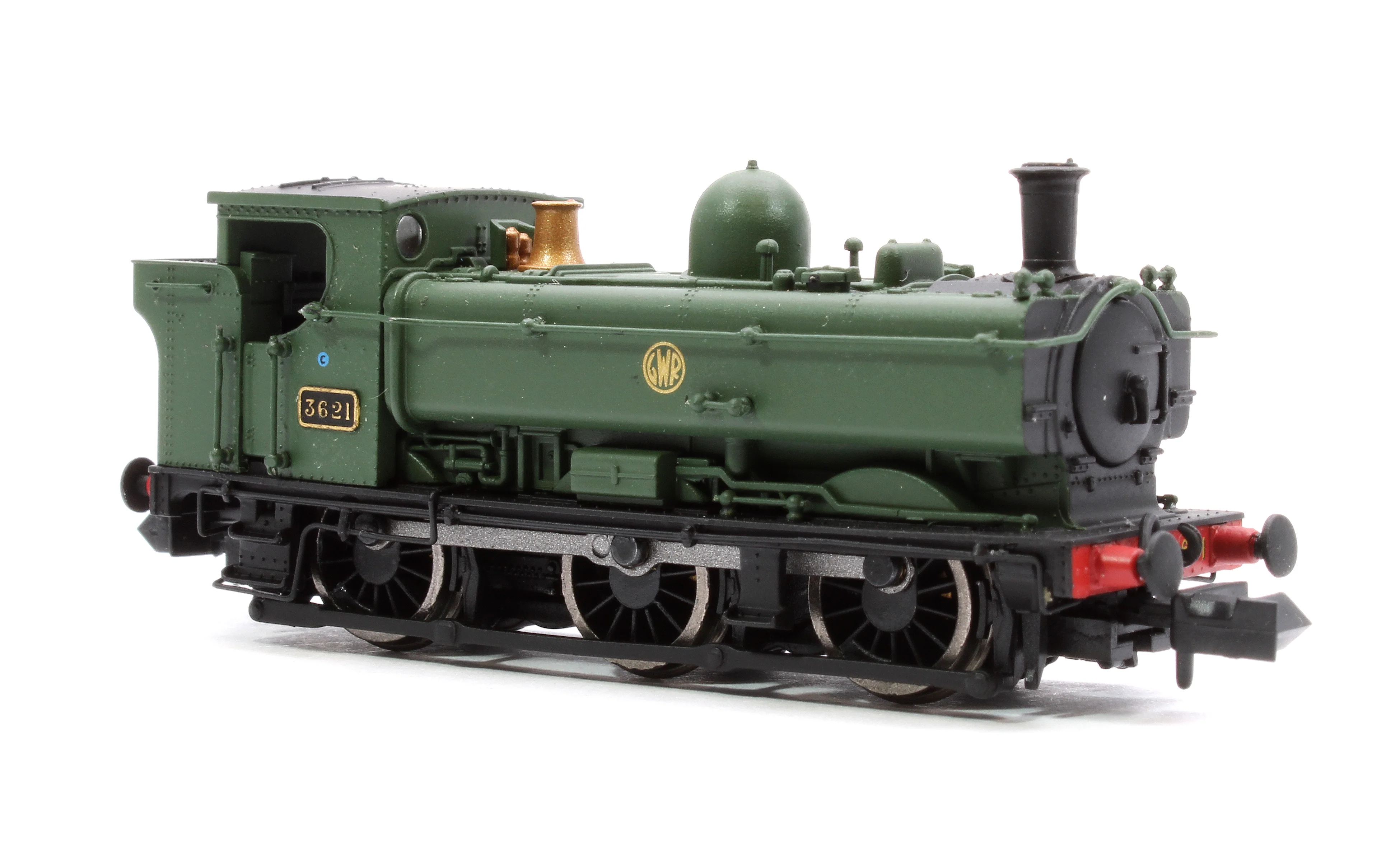 2S-007-030D GWR 57xx 0-6-0 Pannier 3621 GWR Shirtbutton - DCC Fitted - Image 4