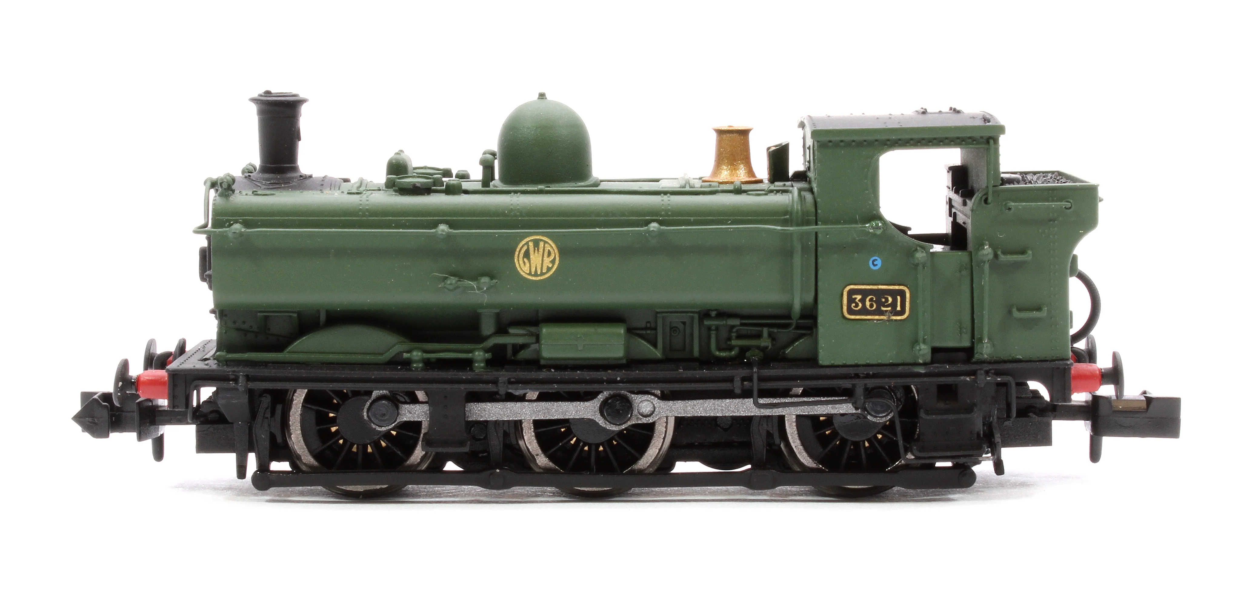 2S-007-030D GWR 57xx 0-6-0 Pannier 3621 GWR Shirtbutton - DCC Fitted - Image 5