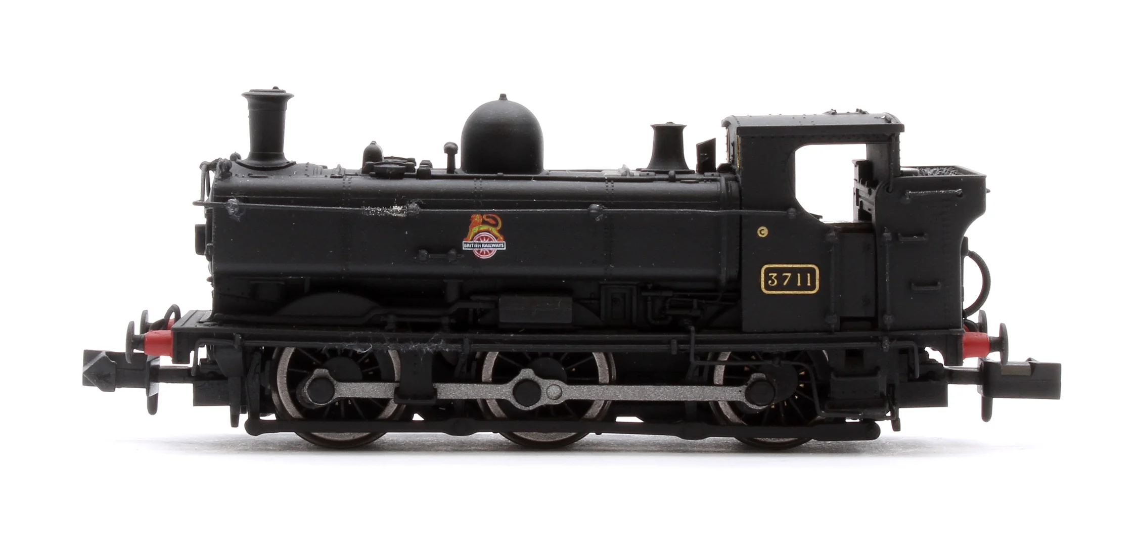 2S-007-033 GWR 57xx 0-6-0 Pannier 3711 BR Black Early Crest - Image 5