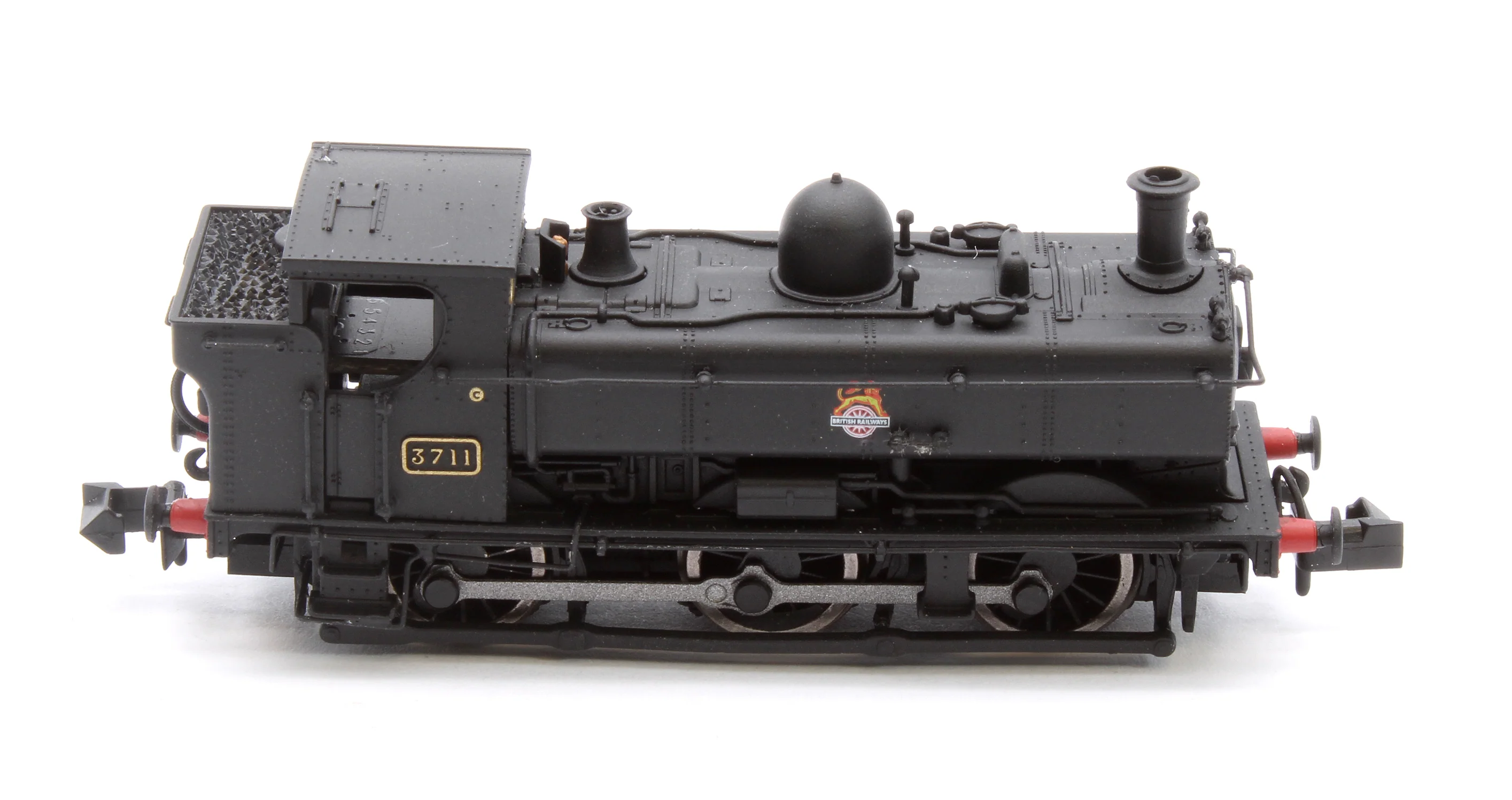 2S-007-033D GWR 57xx 0-6-0 Pannier 3711 BR Black Early Crest - DCC Fitted - Image 7