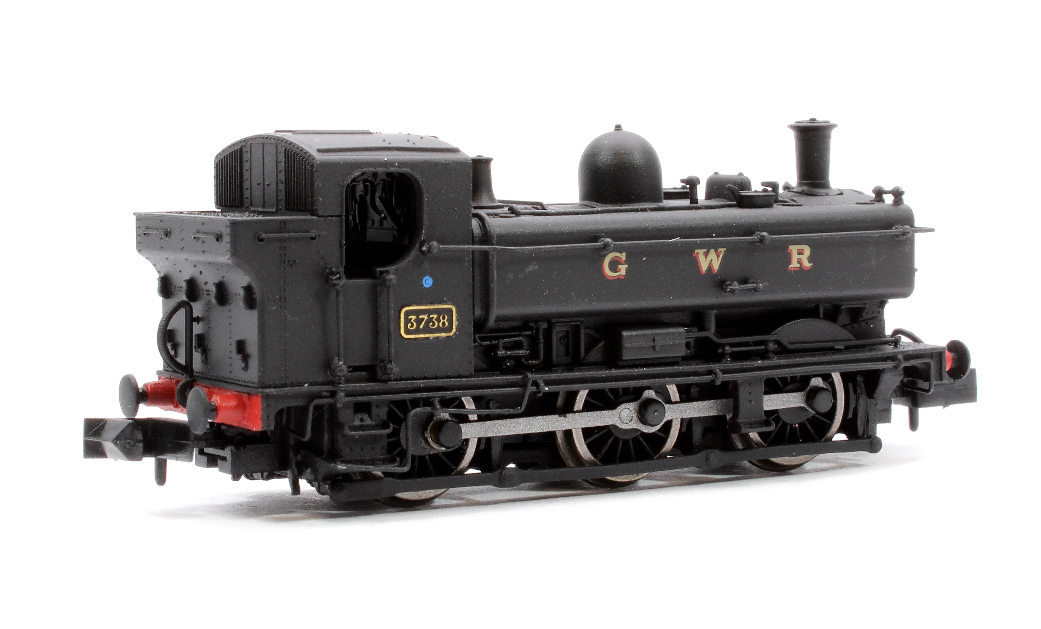 2S-007-032 GWR 57xx 0-6-0 Pannier 3738 GWR Black Lettered GWR - Image 3