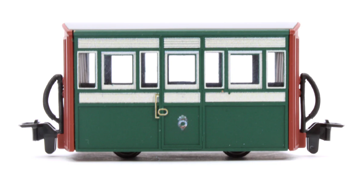 GR556A Ffestiniog Railway 'Bug Box' 4 Wheel Coach 3rd Class Early Preservation Livery - Image 2