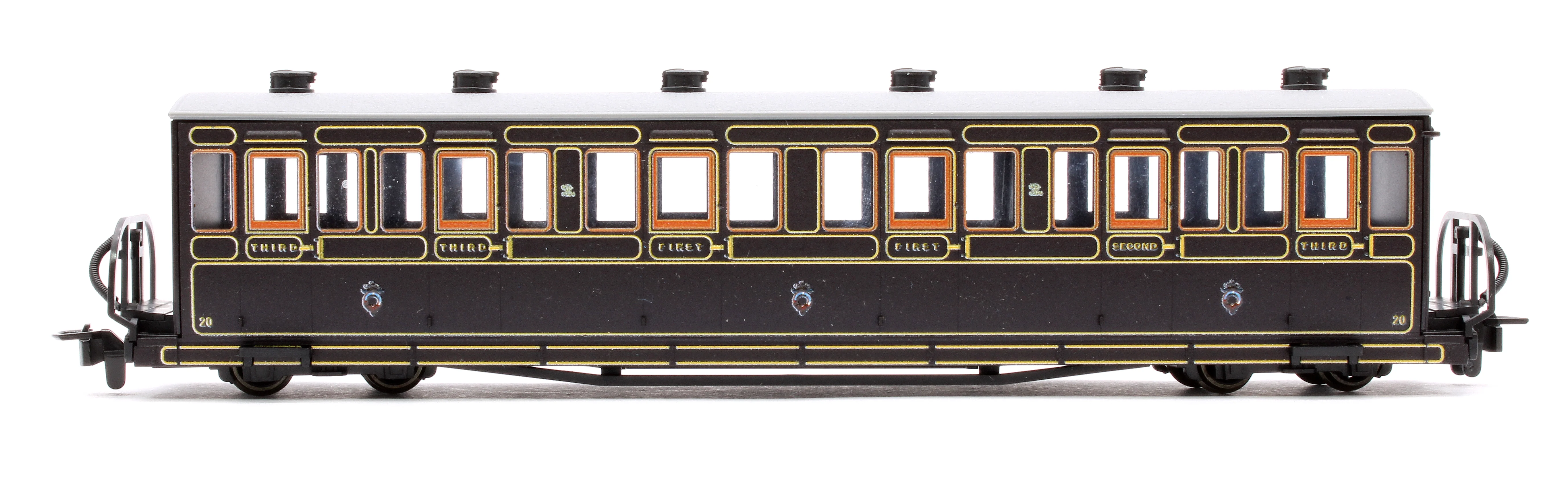 GR620B Ffestiniog Railway Long 'Bowsider' Bogie Coach, Victorian, No. 20 - Image 2