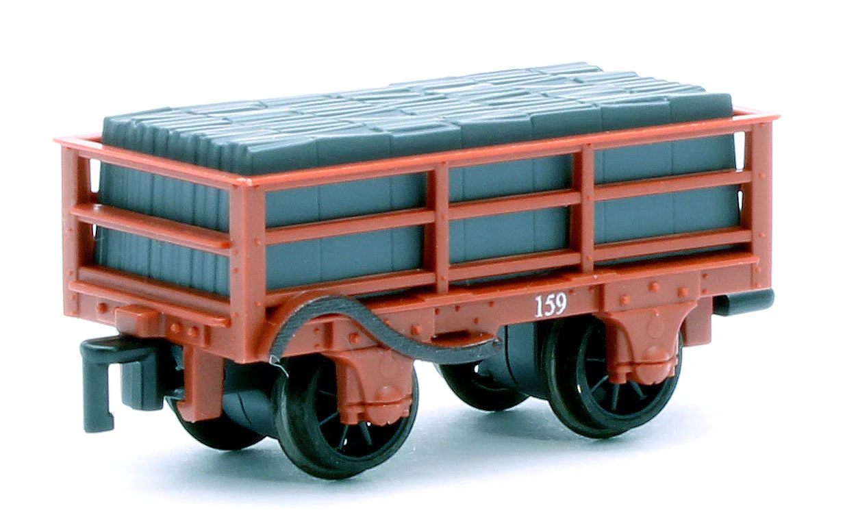 GR322 2T Ffestiniog Railway Welsh Slate Wagon Red Triple Pack - Image 4