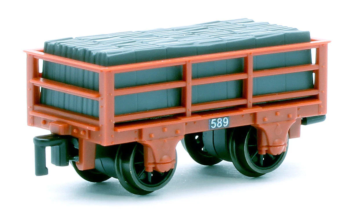 GR322 2T Ffestiniog Railway Welsh Slate Wagon Red Triple Pack - Image 5