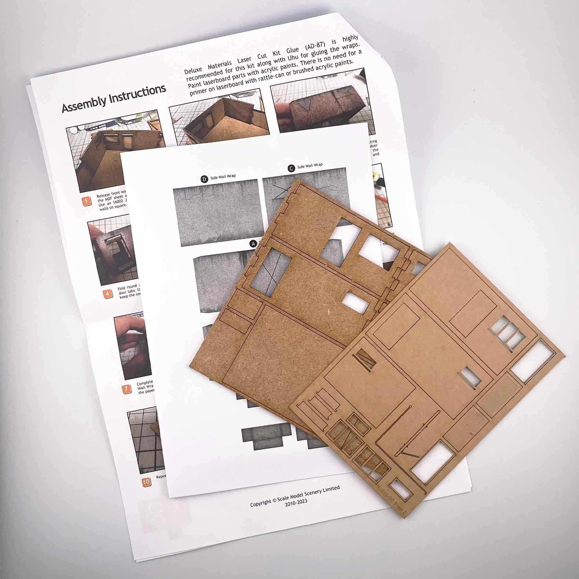 KX048 OO Utility Building/Plant Room Model Kit - Image 8