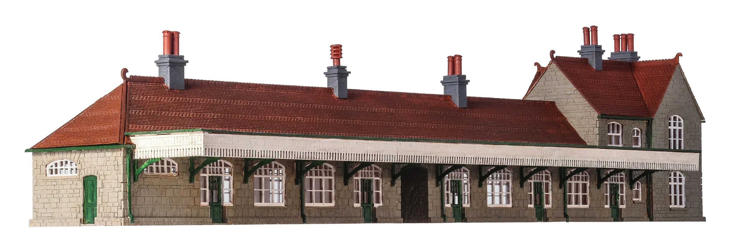 LK12112 TT:120 SR (IOWR) Station Building Laser Cut Wooden Kit