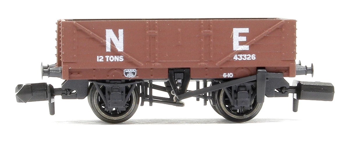 NR5001E 9ft 5 plank open wagon, NE, brown No.43326 - Image 3