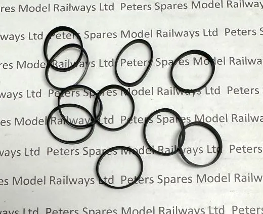 PS177 Replacement Hornby X8101 (L5716) (L6241) Large 0-6-0 2-6-4 Neoprene Traction Tyres (10 Pack)