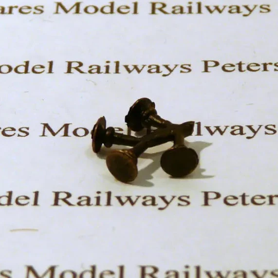 PS90 Replacement Hornby S8911 Round Buffers (4 Pack) Blackened