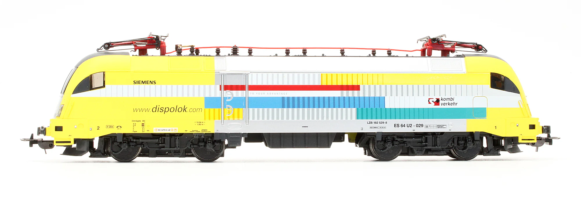 57489 Pre-Owned Siemens Es 64 U2-029 Electric Locomotive - DCC Fitted - Image 3